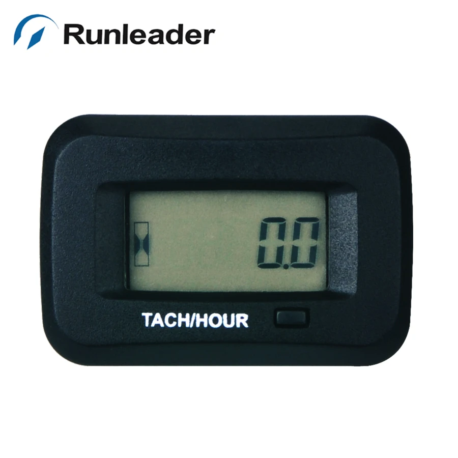 Runleader цифровой счетчик оборотов в минуту Тахометр для газового двигателя 2 4