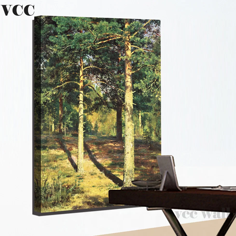 VCC санлайт сосна стены Книги по искусству холст картины отпечатки на холсте