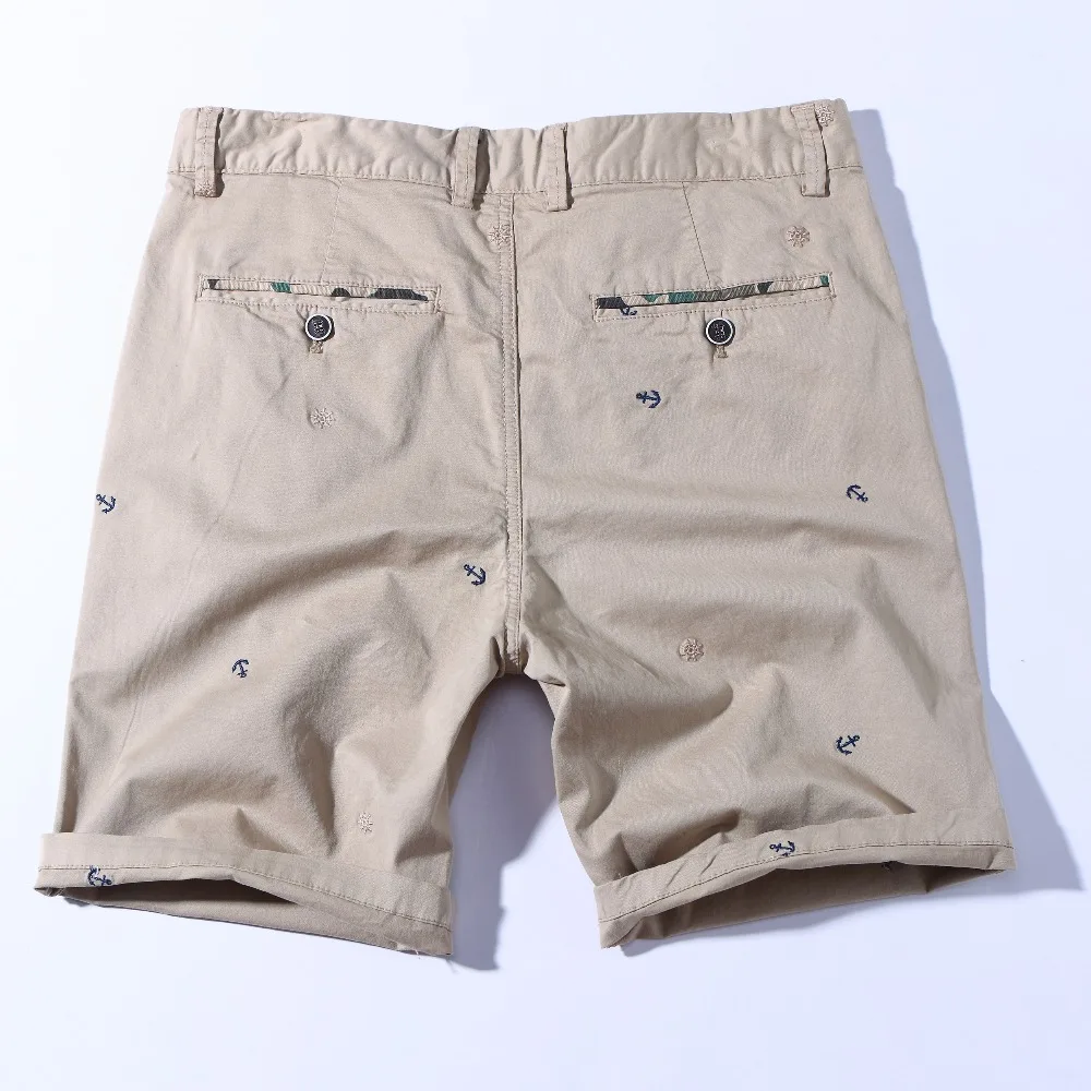 Augraw летние мужские хлопковые шорты размер 29-38 новый дизайн одежды джентльмен