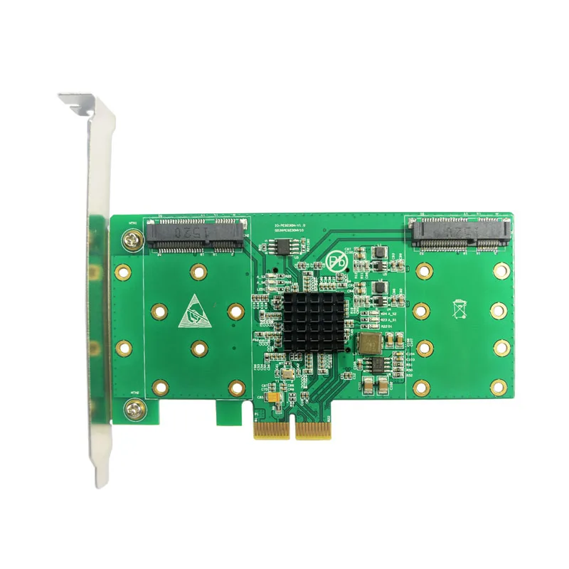 4 порта mSATA Raid Card конвертер SSD адаптер PCI Express X2 контроллер 6 ГБ/сек. RAID0 1 10|raid card|msata