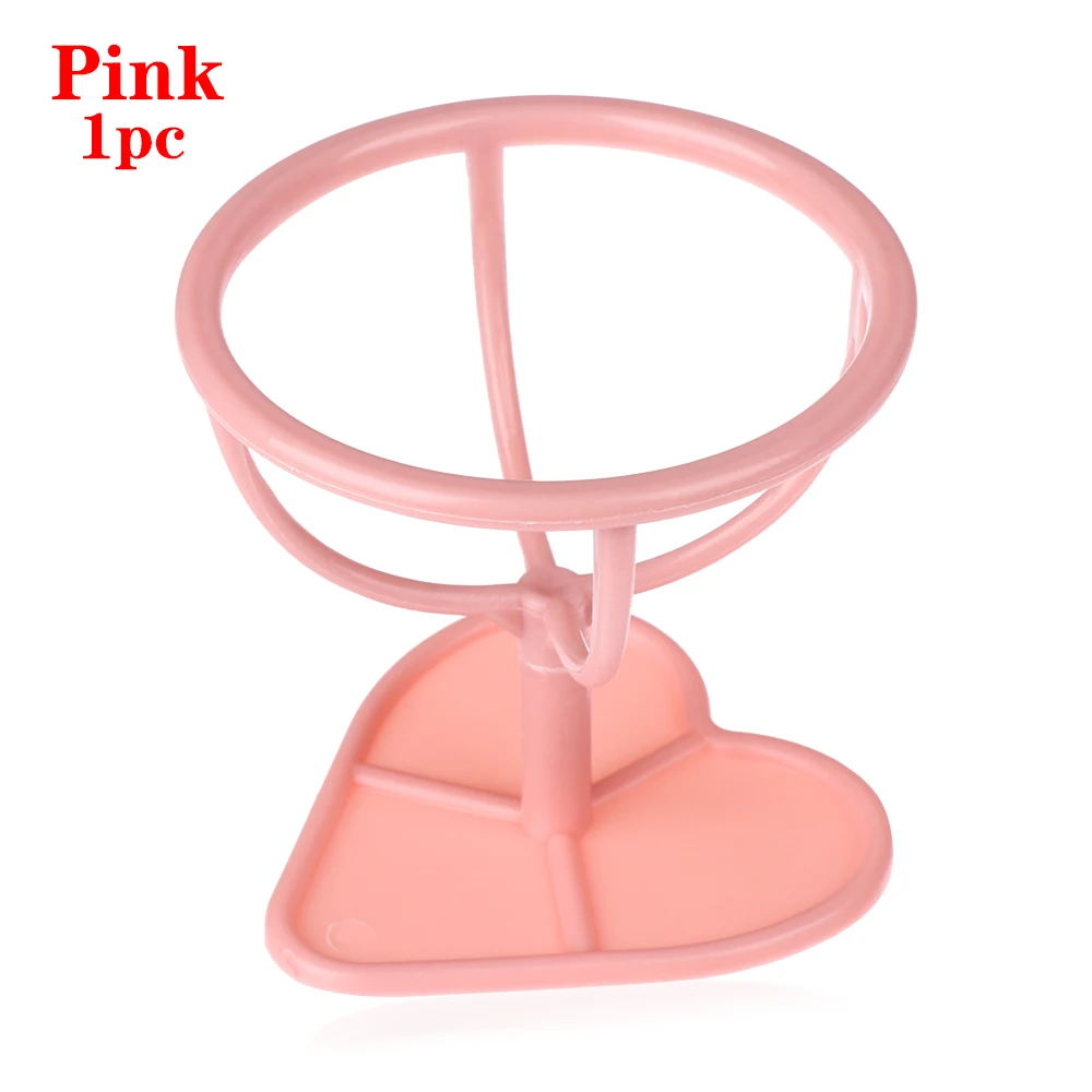 1pc (pink) 1 шт. держатели для спонжей для макияжа косметический Органайзер Puff Дисплей Стенд спонж в форме яйца держатель для сушки кронштейн для хранения макияжа Puff поддержка - Цвет: 1pc (pink)
