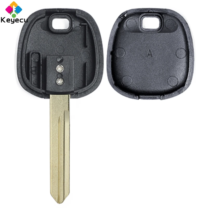 KEYECU Замена транспондера чехол для ключа TOY41/TOY43/TOY47 Blade FOB Toyota RAV4 Prado Yaris Corolla Camry