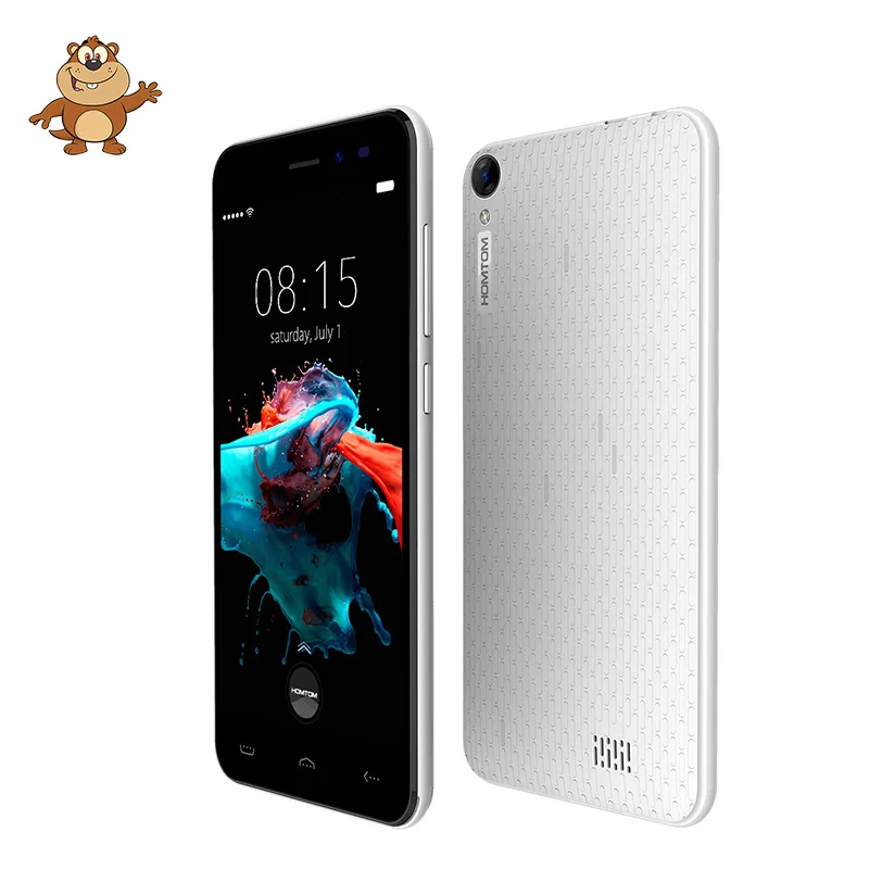 HOMTOM HT16 3g Смартфон Android 6 0 4 ядра MTK6580 экран 5 дюйма 1 ГБ Оперативная память 8 GB