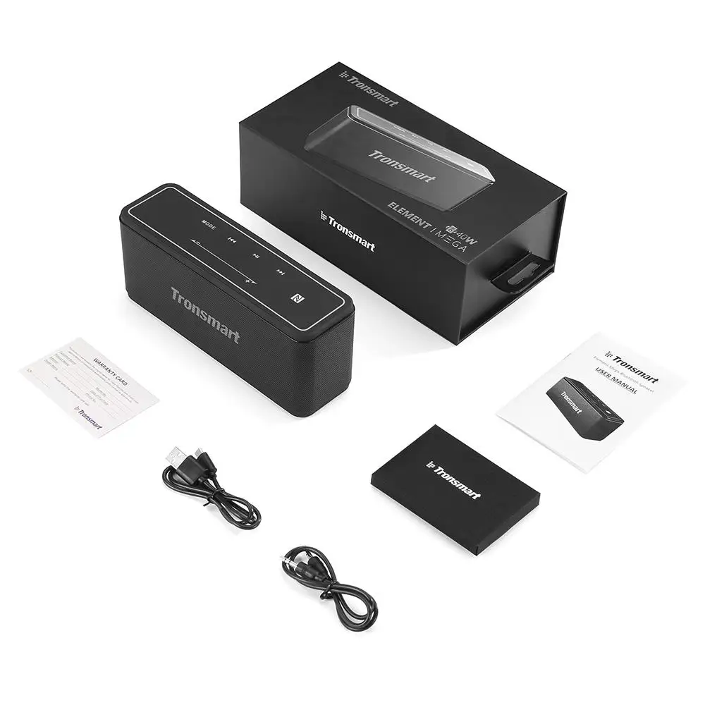 Портативная колонка Tronsmart Element Mega Беспроводная с поддержкой Bluetooth 5 0 40 Вт NFC для