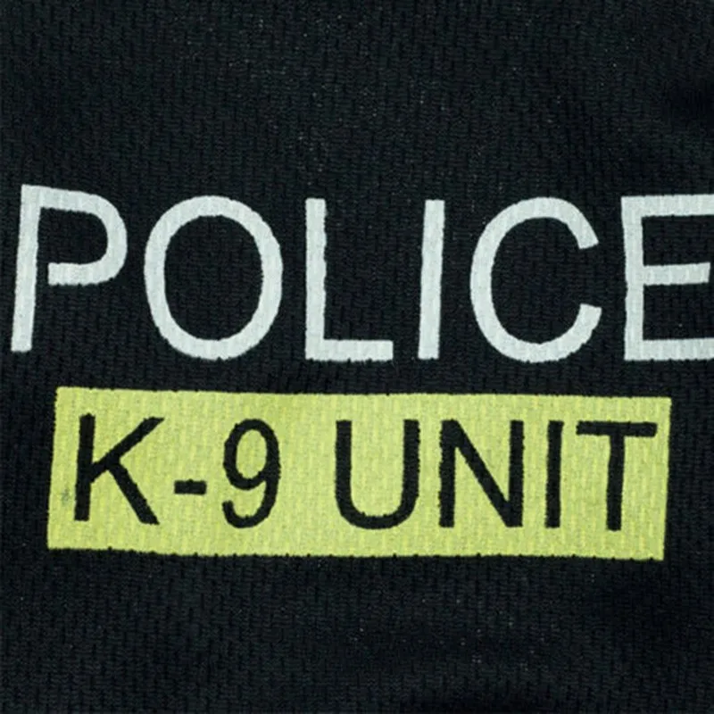 Пальто с буквенным принтом, верхняя одежда, одежда с полицейским принтом, товары для животных, милая Одежда для собак, щенков, жилет, костюмы, летняя верхняя одежда
