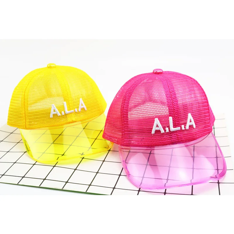 Детская однотонная сетчатая Кепка крутая летняя бейсбольная кепка для мальчиков