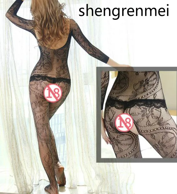 Shengrenmei нижнее белье с длинным рукавом черное экзотическое привлекательное боди сексуальное женское нижнее белье в сеточку Прямая поставка