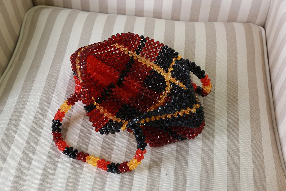 Интернет знаменитая жемчужная сумка для девочек новинка 2019 цветная Han Chao версия