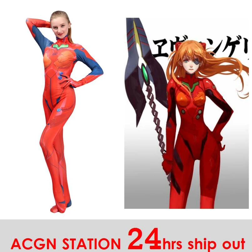 Женские костюмы для косплея Asuka Langley Soryu Хэллоуина 2019| |