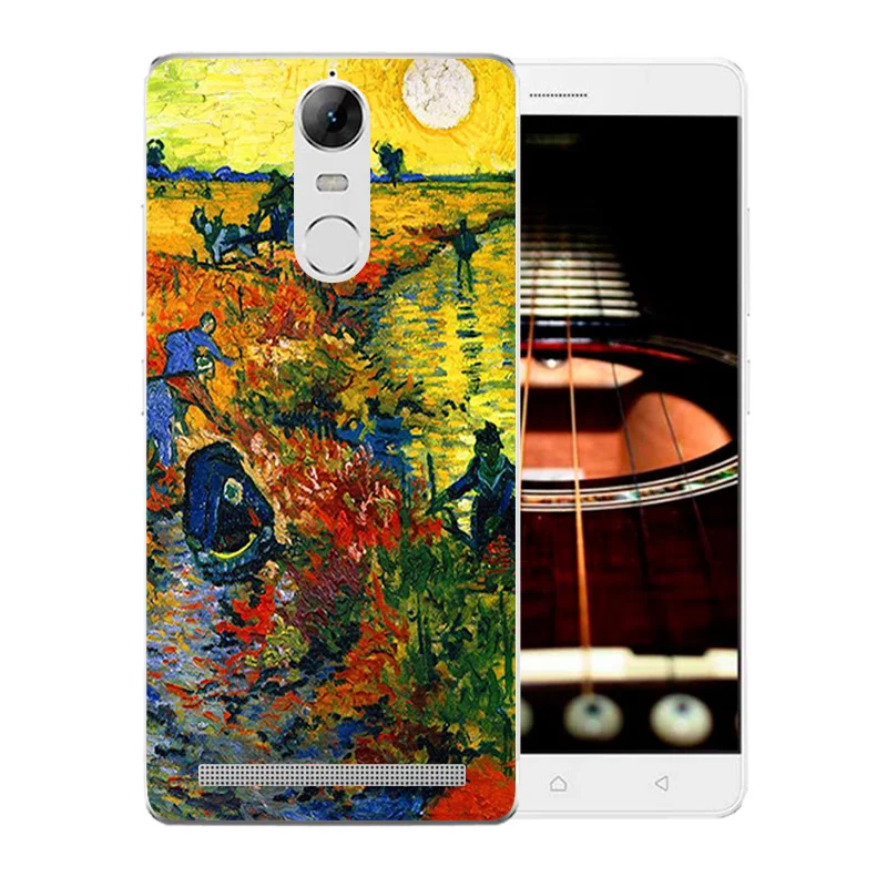 Чехол для Lenovo K5 Note A7020 Van Gogh с рисунком 5 дюймов чехлы из мягкого ТПУ силикона K5NOTE/K
