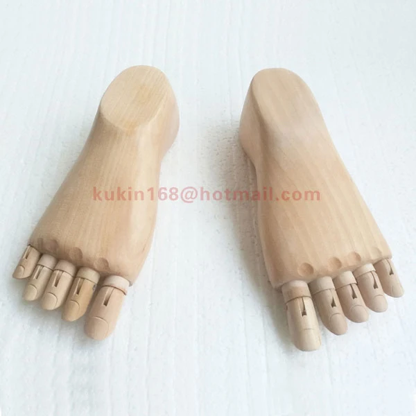 Манекен носков и обуви деревянная модель ног с пальцами|foot mannequin|display footmannequin foot |