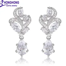 HONGHONG 2017 серьги с цирконием кубической огранки для женщин Лидер