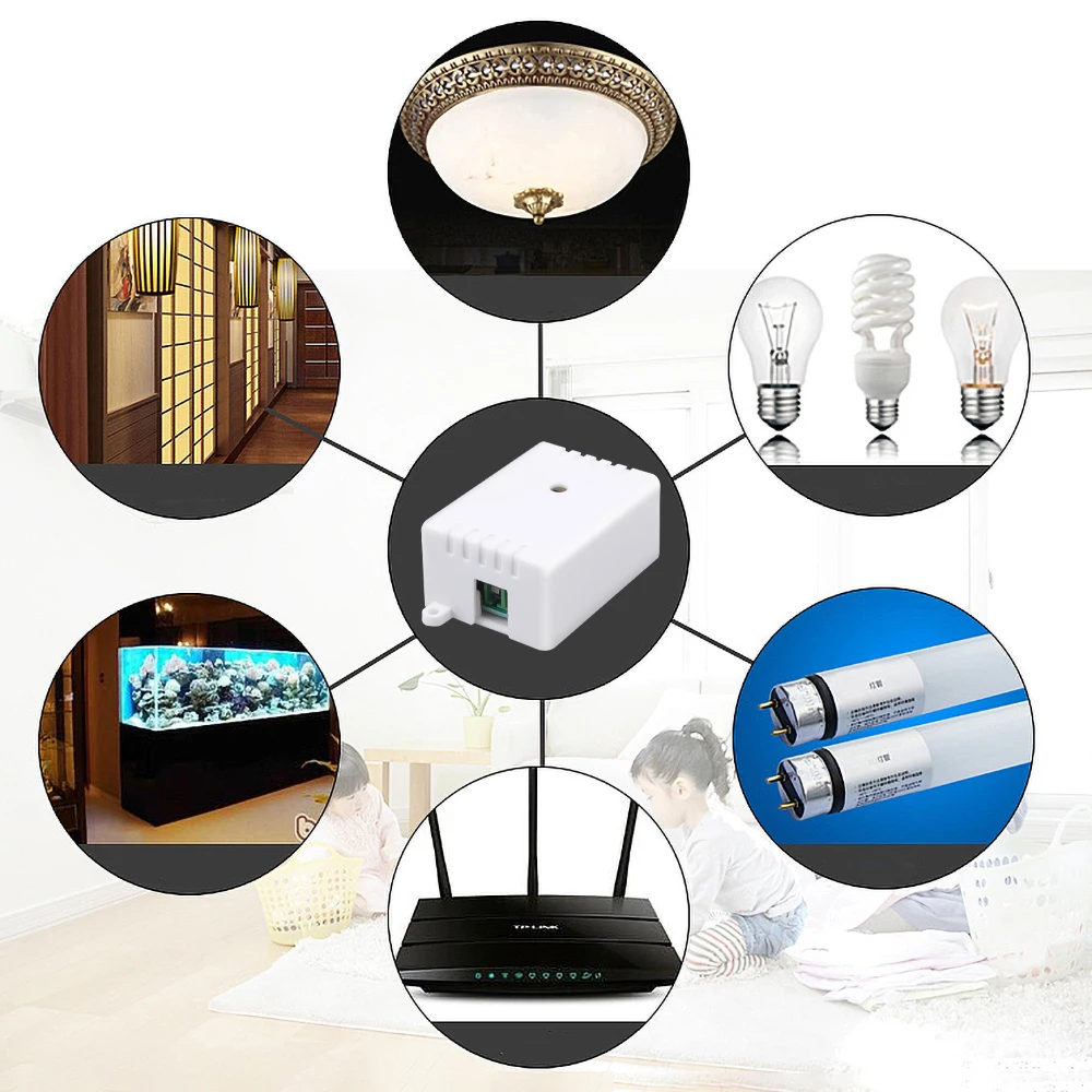 Kebidu Universal Wireless 433 MHz Remote Control Switch AC 110V 220V 1CH Relay Receiver Module For Smart Home Lighting Gate | Электроника