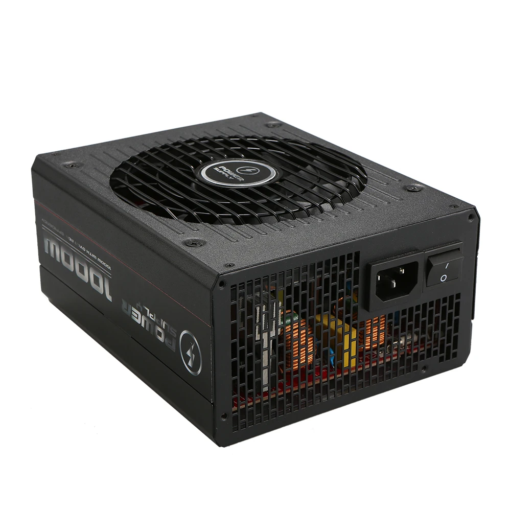 1000 Вт блок питания ATX12V V2.31 активный PFC полный модульный компьютер низкий уровень шума 140 мм вентилятор 24Pin 7 SATA для ПК чехол для настольных игр