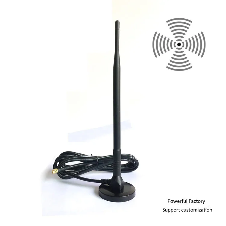 

GSM/GPRS/3G/4G glue stick antenna 15DBI 3M cable SMA Male