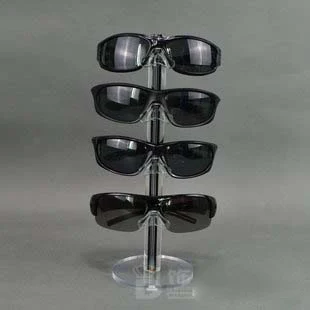 Black for 4 pairs Индивидуальные линии акриловая подставка для демонстрации очков стойки очки показывающие реквизит очки Органайзер Gunglasses Stand ювелирный держатель - Цвет: Black for 4 pairs