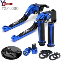 cnc motorcycle motorbike levers folding brake clutch levers handle grips end for yamaha yzf r25 r3 yzf r25 yzf r3 2015 2016 2017