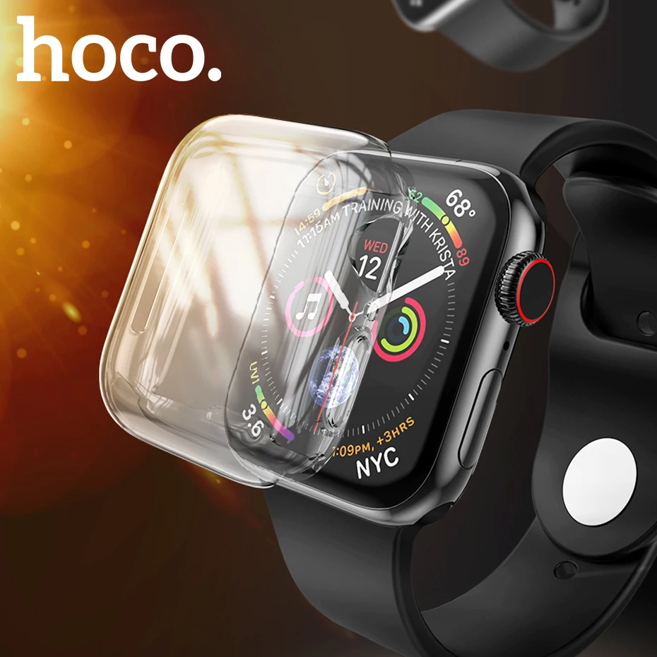Тонкий чехол для iWatch 4 44 мм 40 с полным покрытием|Смарт-аксессуары| |