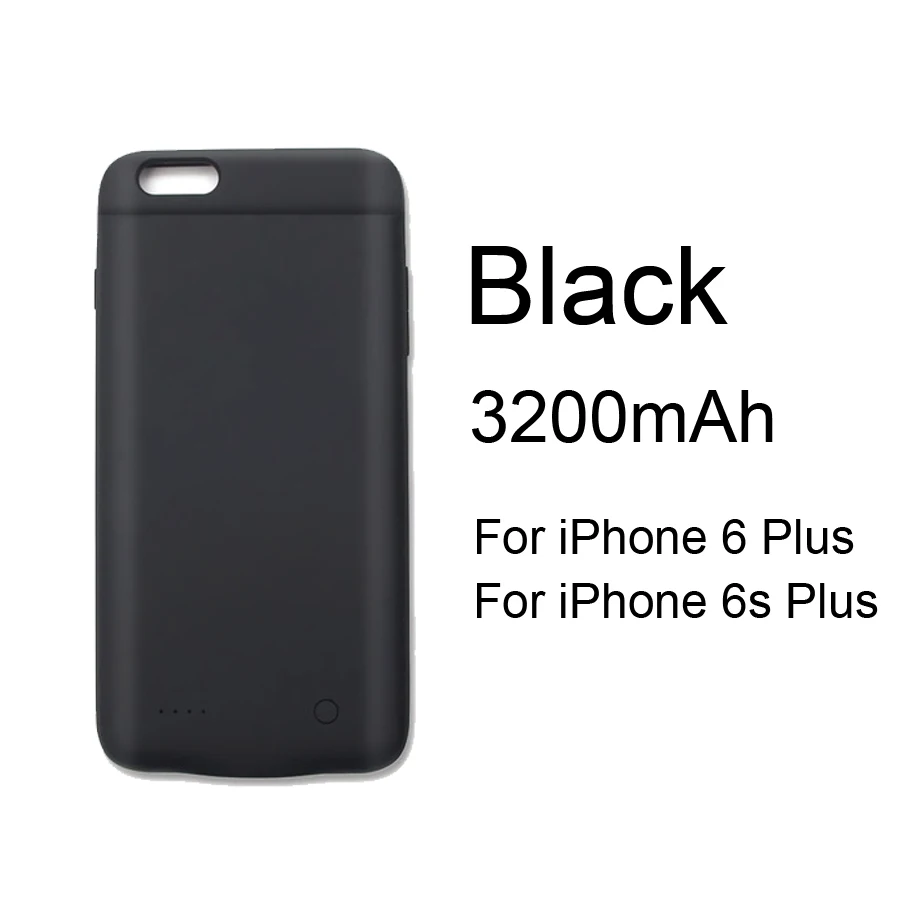 6P 6SP Чехол для аккумулятора WST для iPhone 6, 6s, 7, 8 Plus, чехол для зарядного устройства, внешний аккумулятор, чехол для зарядки s, зарядное устройство, Ультратонкий Внешний чехол - Цвет: 6P 6SP