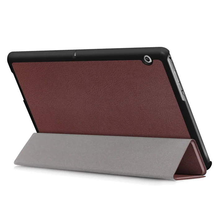 Чехол-подставка из искусственной кожи для huawei Mediapad T3 10 AGS-L09 AGS-L03 9,6 дюймов планшет+ 2 шт защита экрана(T3 10,0