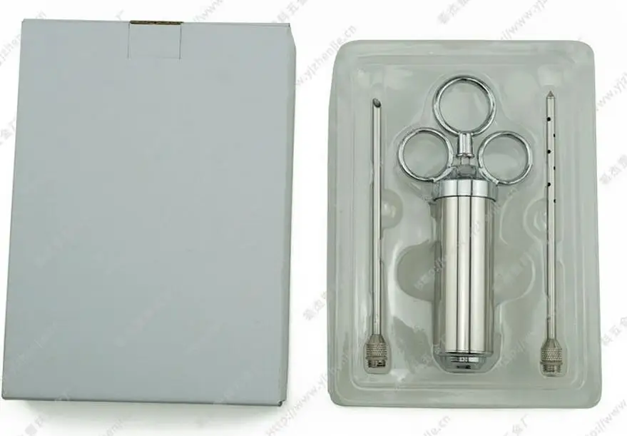 Инжектор приправ 2 унций для индейки сверхмощный инжектор мяса 304 нержавеющая