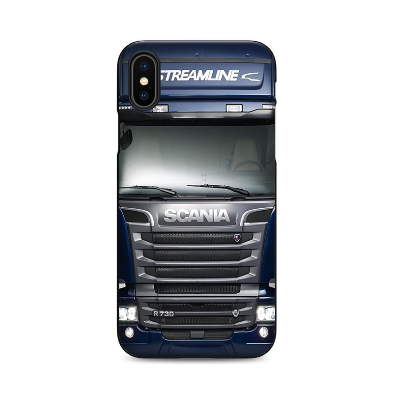 SCANIA грузовик мягкий силиконовый черный чехол для телефона для iPhone XR XS MAX 6 7 8 plus 5 5S 6s se для Apple X 10 лучший дизайн корпуса
