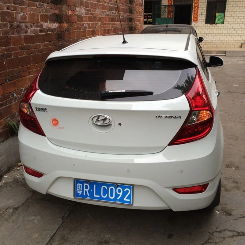 

Спойлер для Hyundai Verna, заднее крыло из АБС-пластика, грунтовой цвет, задний спойлер для Hyundai Verna, спойлер для хэтчбека 2011-2013