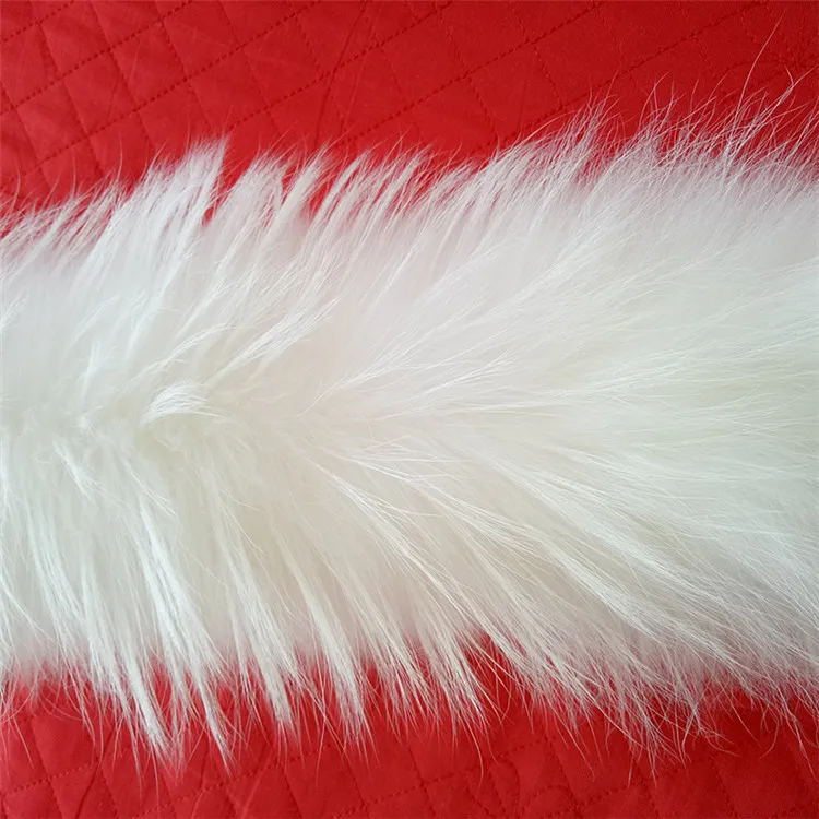 2018 зима натуральный 100% мех енота воротник шарф женский свитер шарфы теплый белый