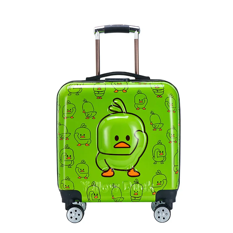 Новый 20 дюймовый детский посадки на шасси 3D мультфильм немой castertrolley чехол Для