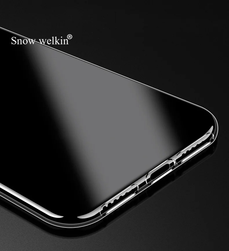 360 Роскошный прозрачный силиконовый мягкий чехол из ТПУ для телефона iPhone XS Max XR 7 8