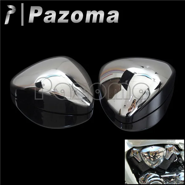 PAZOMA Хром Пара мотоциклетный фильтр для очистки воздуха крышка Suzuki 8 M 109 m 109r VZR1800 |