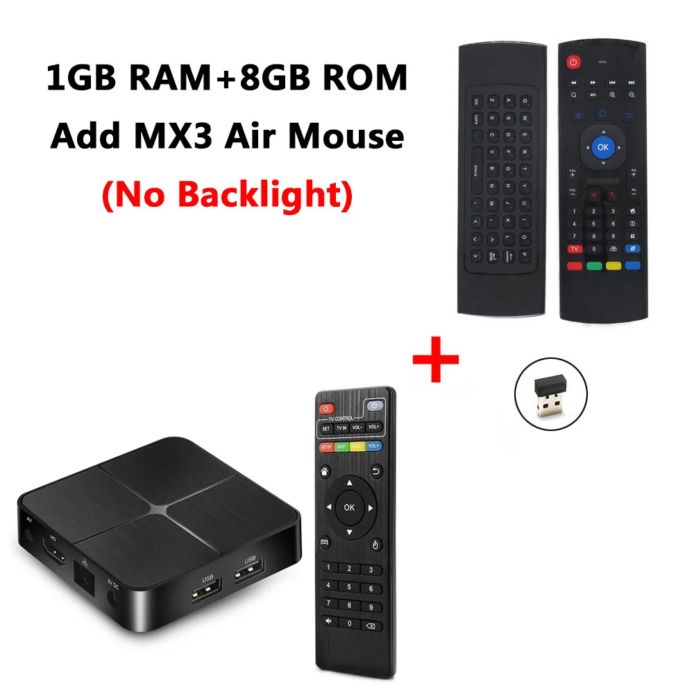 1GB 8GB add MX3 T96 Мини Android 7,1 ТВ BOX 2 Гб Оперативная память 16 Гб Встроенная память RK3229 4 ядра 2,4G Wi-Fi Media Player H.265 4 K HD Smart Декодер каналов кабельного телевидения vs x96 мини - Цвет: 1GB 8GB add MX3