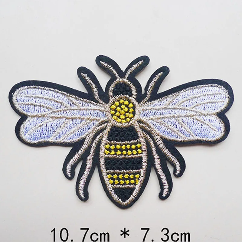 1 шт. Милая Вышивка в виде пчелы футбольного автомобиля термоклейкие нашивки для