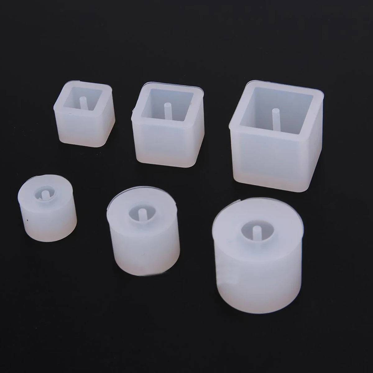 6pcs 1set New Crystal Silicone Necklace Pendant Jewelry Mold Making DIY Resin Craft | Дом и сад
