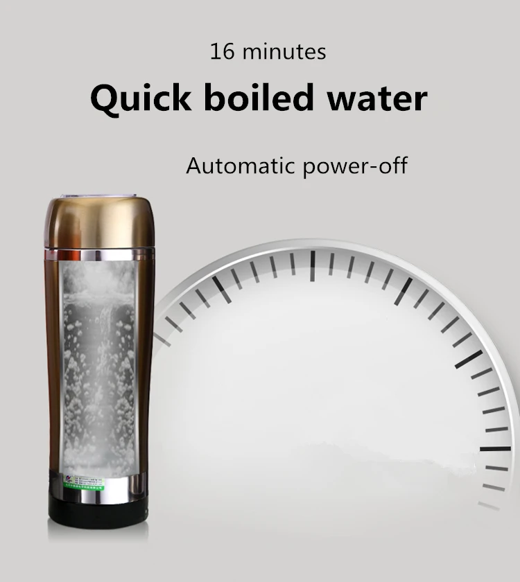 

500ml Car Heat Cup 12V/24V Electric Mug Cup Portable Travel Interior Accessories Automatic Power Off Safe Use With CE