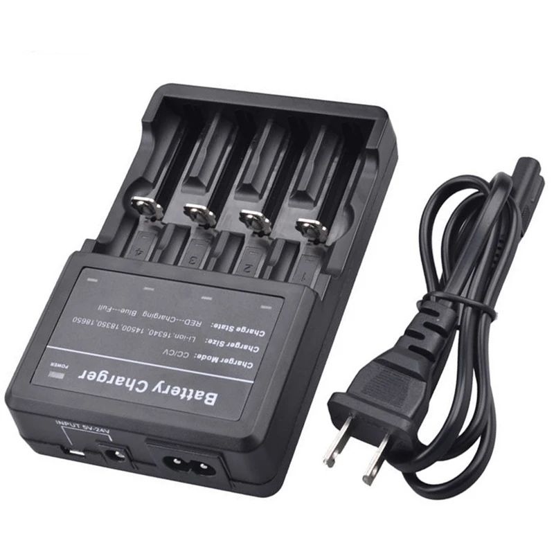 Зарядное устройство US EU UK AU Smart USB зарядное для 18650 18350 16340 14500 совместимая литиевая