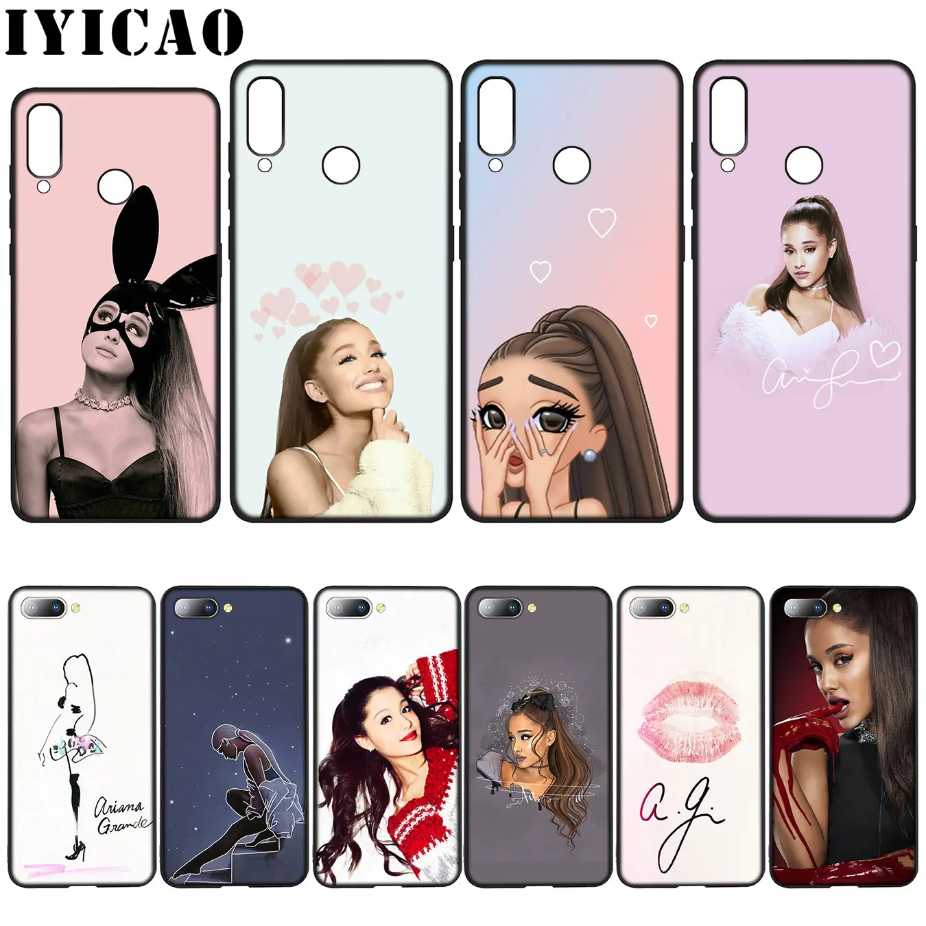 IYICAO Ariana Grande прекрасный дизайн Мягкий силиконовый чехол для Huawei Y7 Y6 премьер Y9 2018
