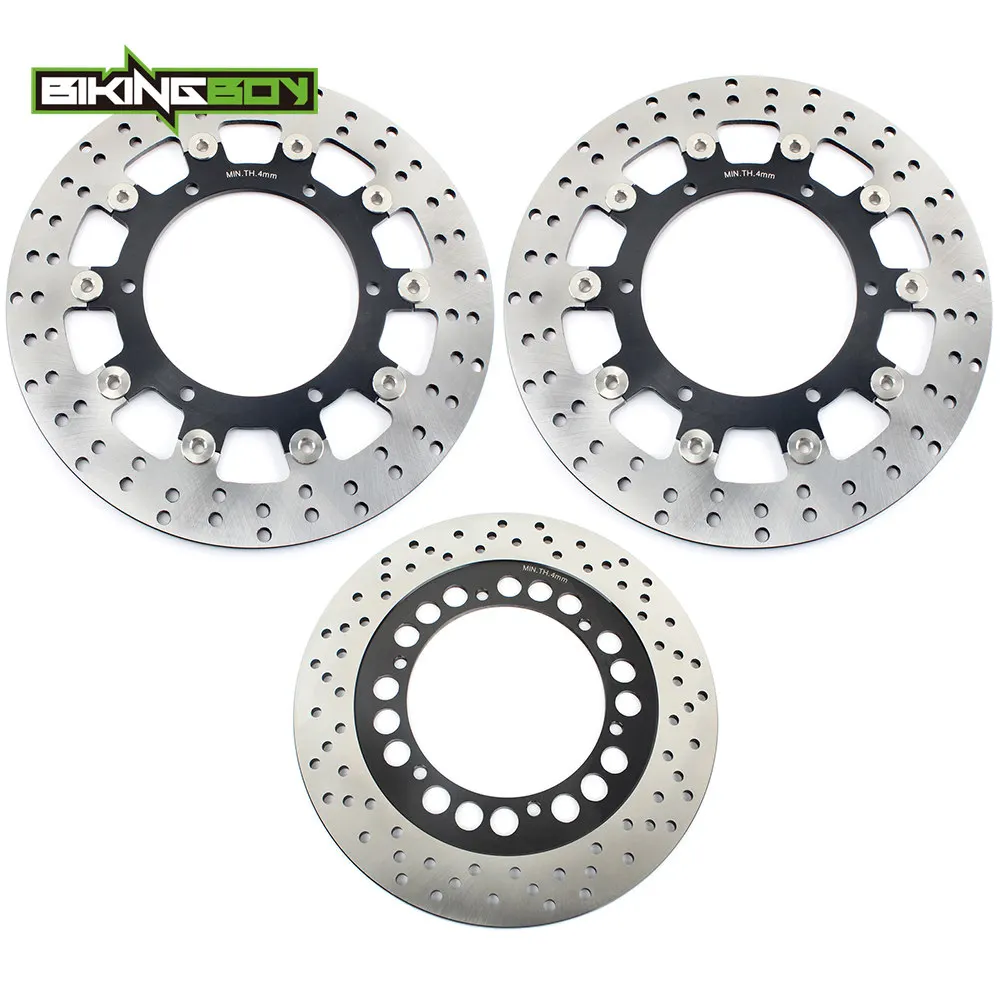 BIKINGBOY Передние Задние тормозные диски Rotors FJR 1300 XVS 1100 V-Star классический серебристый
