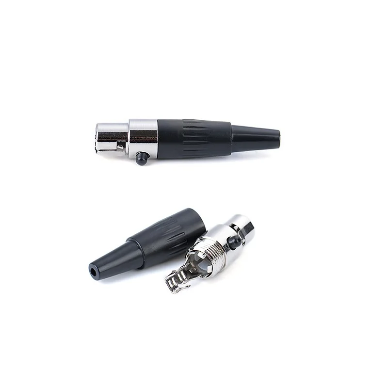 10 шт./лот мини XLR Аудио Микрофон MINI 3Pin гнездовой аудио разъем|Соединители| |