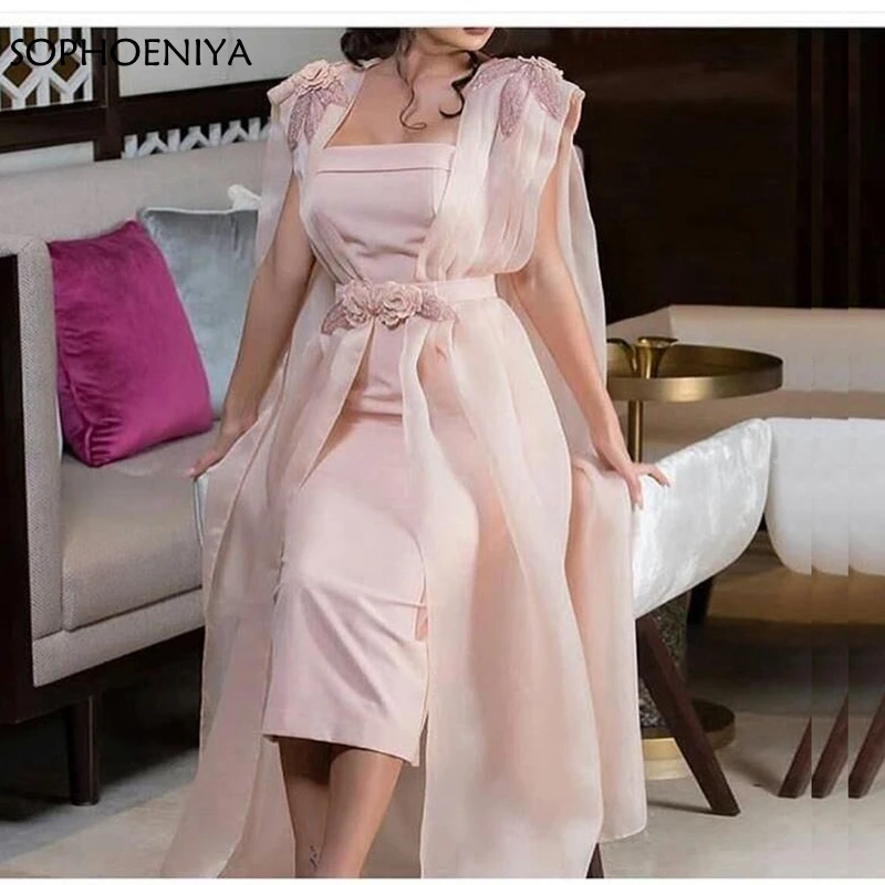 Новое поступление розовое платье Кафтан Дубай вечерние платья 2021 кружевное