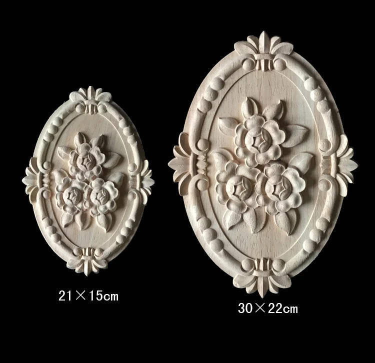 Натуральная резьба по дереву мебель для дверей шкафа декоративная деревянная