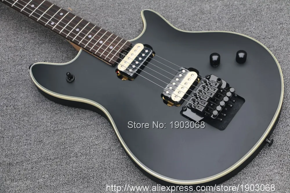 EVH VAN HALEN wolfgang Kramer Charvel black matt Guthrie Govn гитара двойная tremolo бесплатная доставка|Гитары|