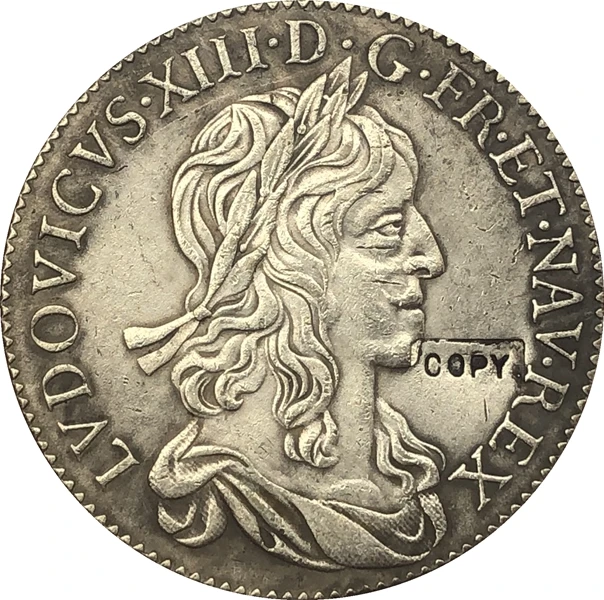 Копия монет Франция Людовик III 1642 Бесплатная доставка | Дом и сад