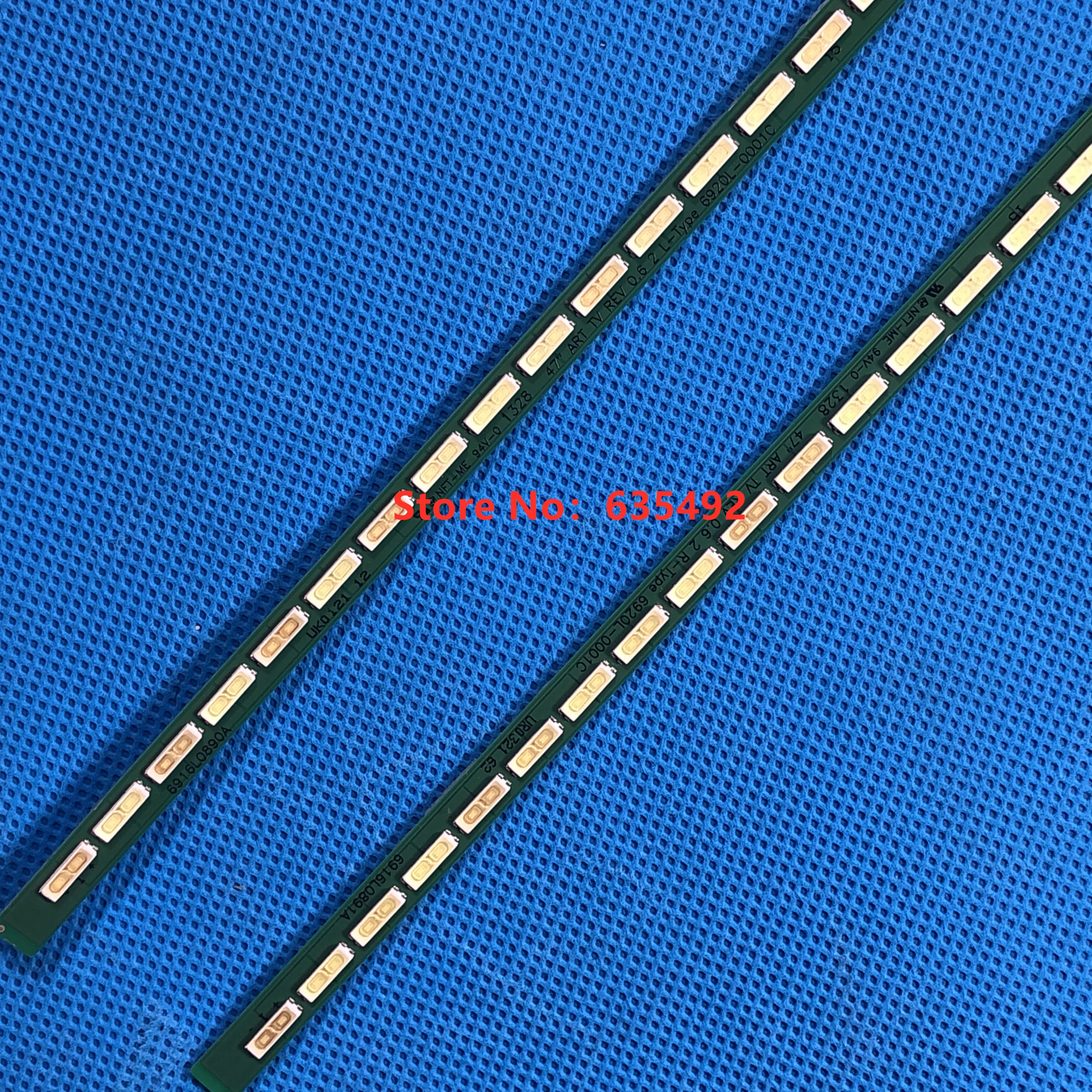 

LED strip 54leds For LG 47" ART TV REV0.3 1 R+L Type 6920L-0001C 6916L0824A 6922L-0021A 47LM860V 47LV963 47E800A 47LM761S