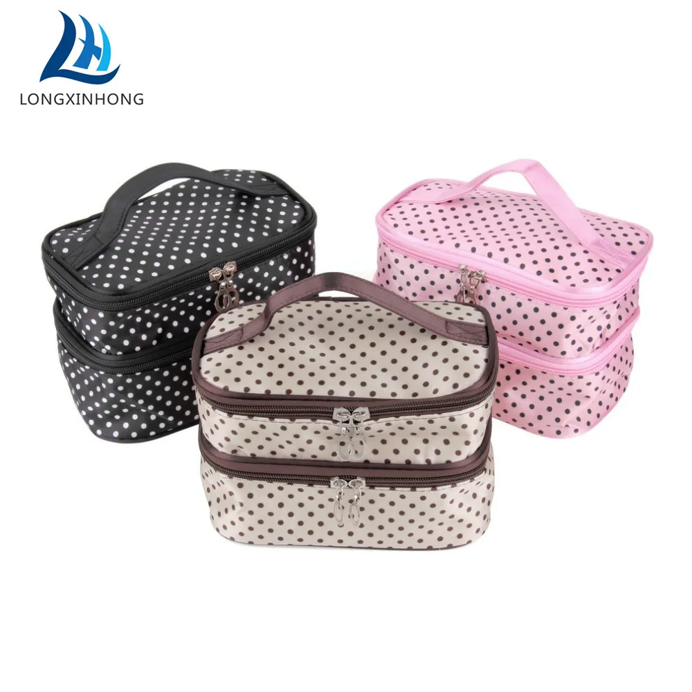 10 шт. двухслойная косметичка женская модная коробка для макияжа органайзер