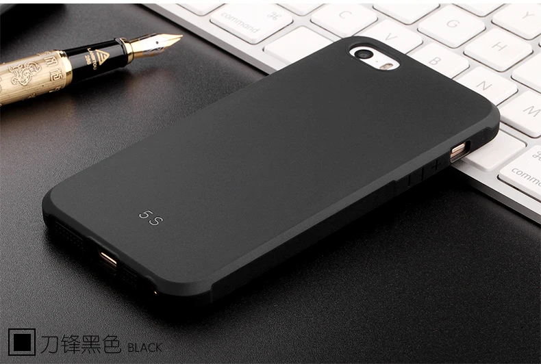 Для iPhone SE Case Задняя Крышка Помощи антидетонационных Броня Кремния шкафы Apple Iphone