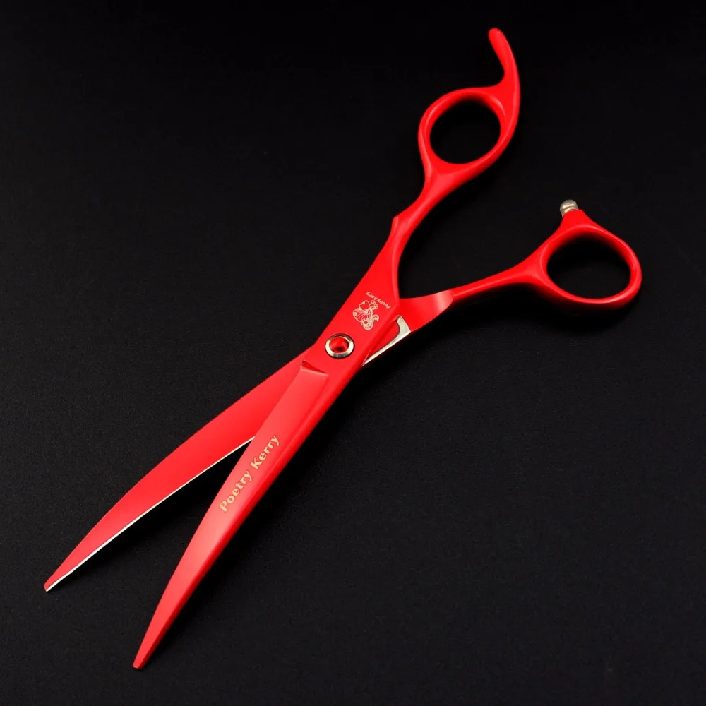 7-дюймовые профессиональные магнитные прямые и филировочные ножницы teddy dog