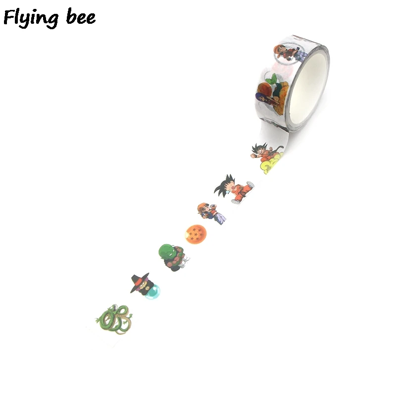 Бумажная Васи лента Flyingbee 15 мм x 5 м клейкая наклейка для скрапбукинга сделай сам
