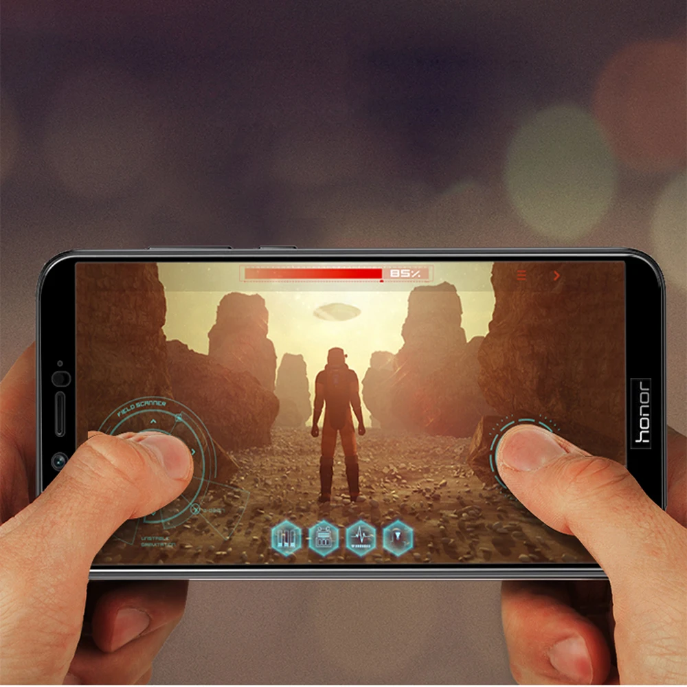 Стекло защитное закаленное для Huawei Honor 8 9 Lite View 10 7X 7C 6C Pro Full Cover Edge Safety Screen Protective For on.