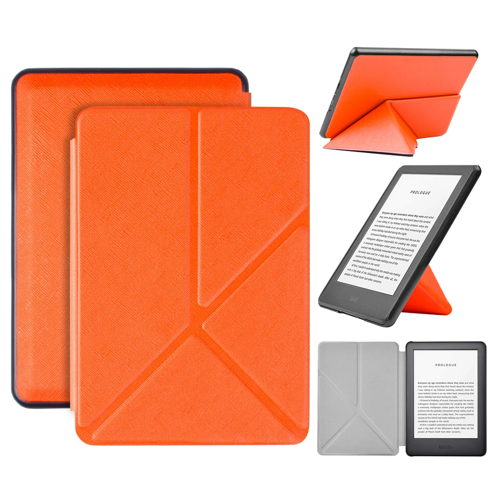 Чехол-подставка для нового Kindle(10th Generation) PU смарт-чехол Чехол оригами+ Бесплатный подарок